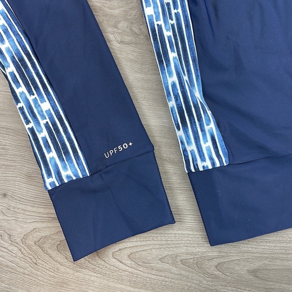 ☀️RIP CURL☀️ WOMENS LONG SLEEVE ZIP SURF HOOD RASH GUARD - Picture 10 of 10